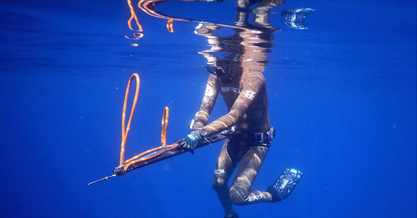Moving Limits spearfishing session